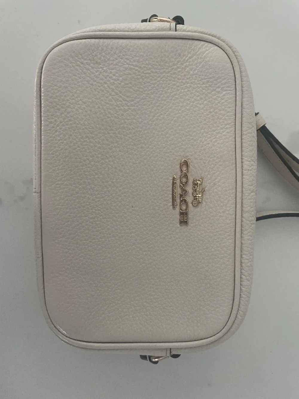 White Coach purse with strap